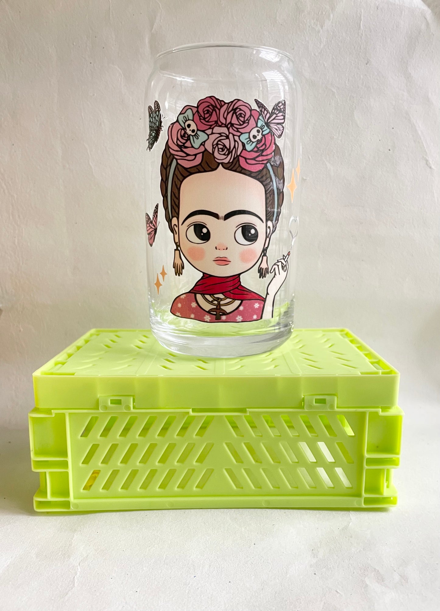 Baby Frida - 16oz Glass Cup