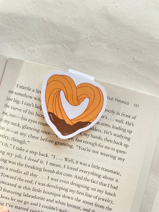 Heart Churro Magnetic Bookmark