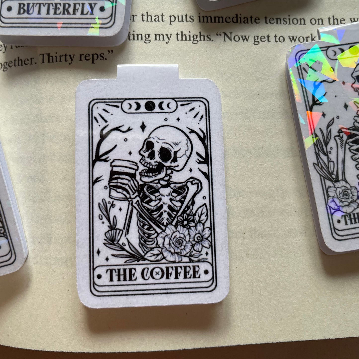 Coffee Tarot Magnetic Bookmark
