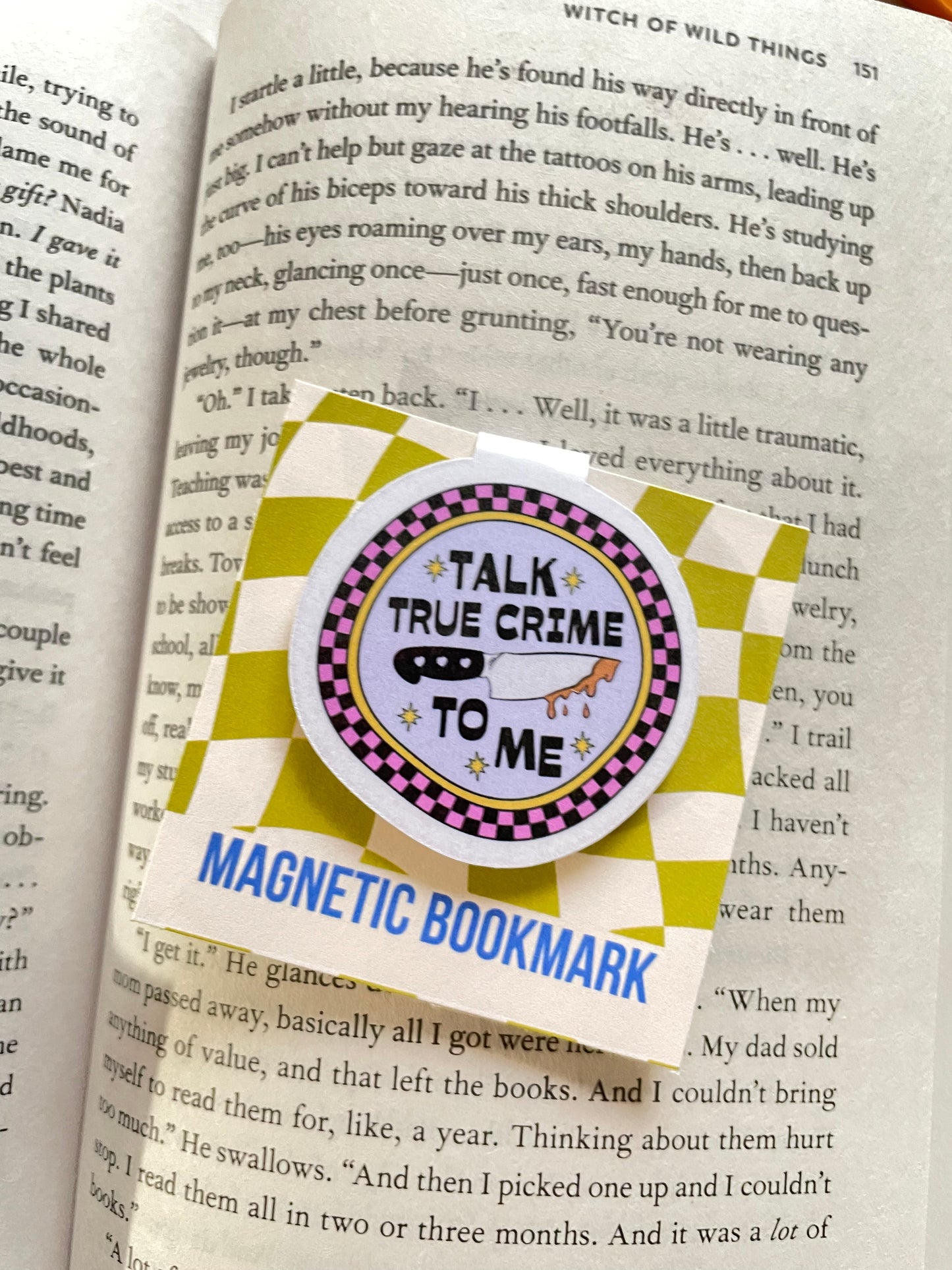 True Crime Magnetic Bookmark
