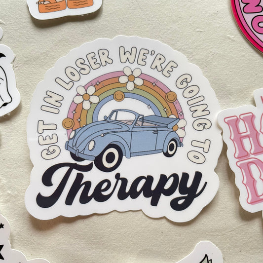 Going To Therapy Sticker