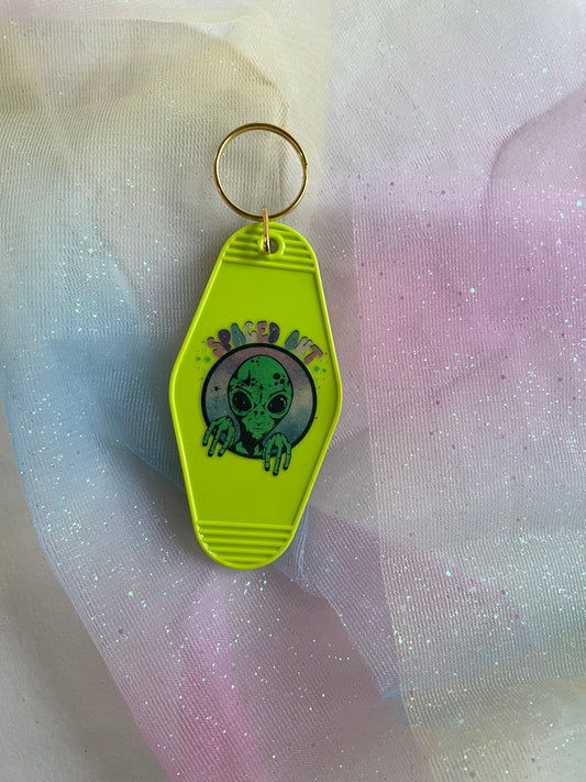 spaced out keychain
